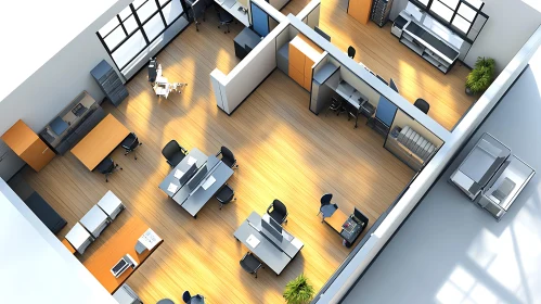 Contemporary Office Layout