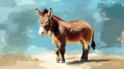 Artistic Donkey Portrait