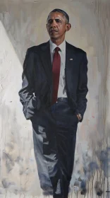 Barack Obama Presidential Portrait