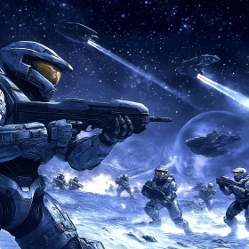 Sci-Fi Battle Scene