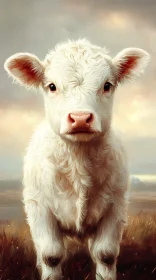 Young Cow Painting