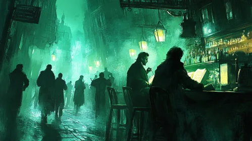 Emerald Night Bar Scene