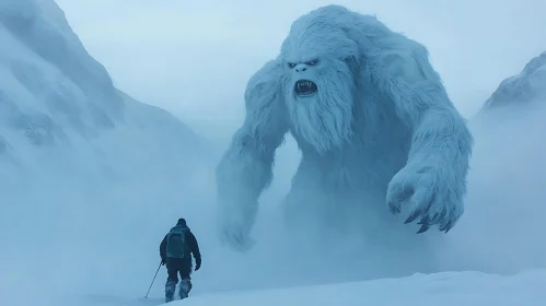 Yeti Encounter in the Mist