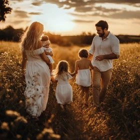 Golden Hour Family Stroll