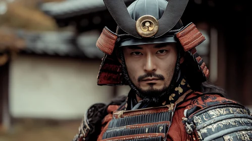 Portrait of a Samurai Warrior