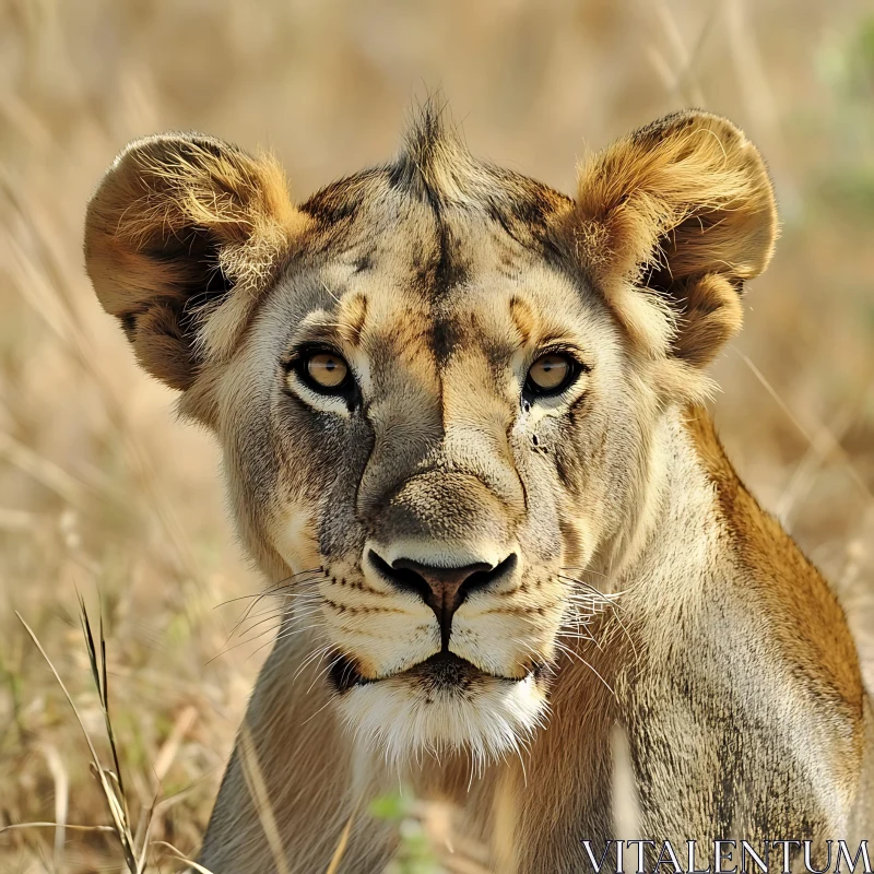 AI ART Portrait of a Lion