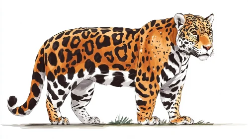 Jaguar Art Illustration