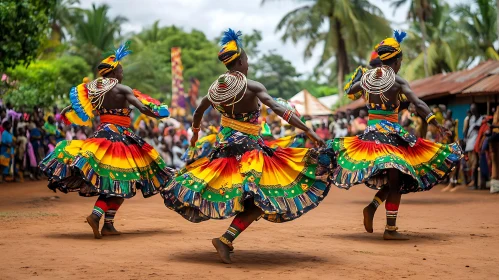 Colorful Traditional Dance