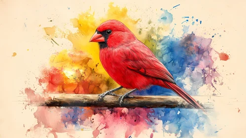 Artistic Cardinal Illustration