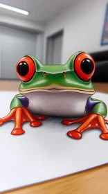 Colorful Frog Illustration