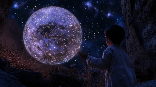 Child and the Cosmic Orb