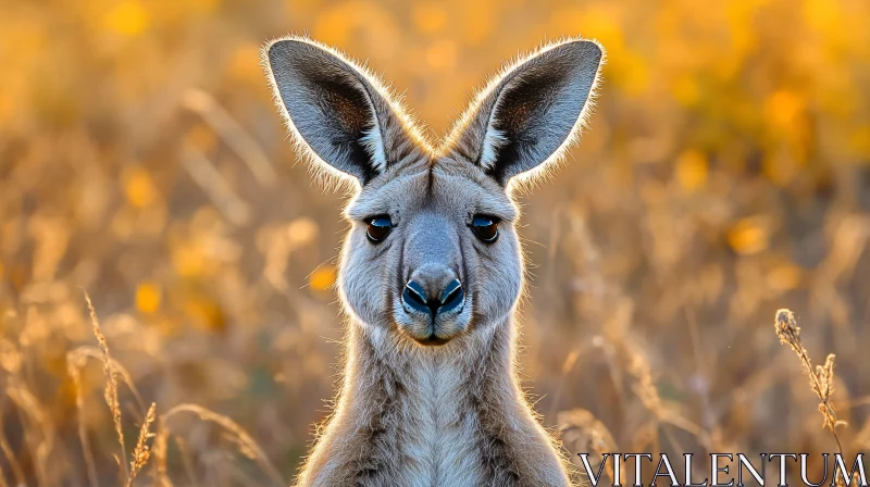 AI ART Wildlife Portrait of Kangaroo