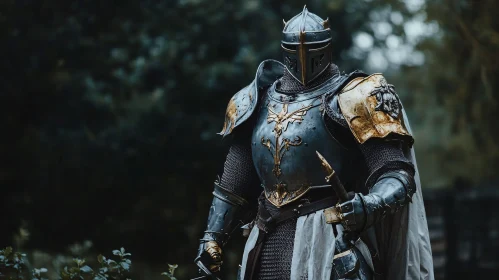 Medieval Knight in Forest