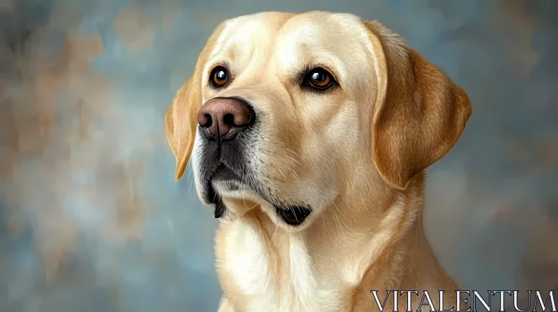 Golden Labrador Painting AI Image