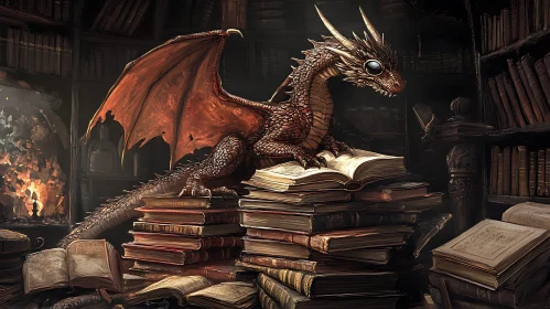 Library Dragon: Scales and Stories