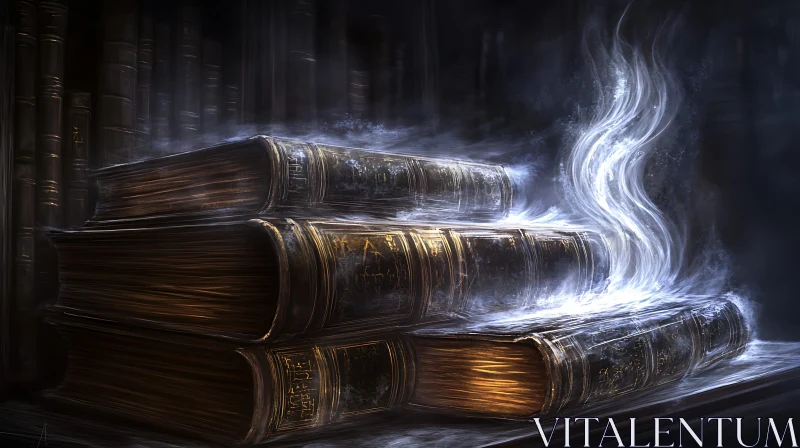 AI ART Enchanted Tomes: A Literary Illumination