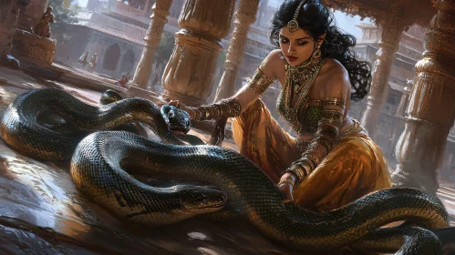 Serpent's Embrace: A Woman's Bond