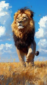 Regal Lion in the Wild