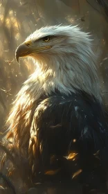 Eagle Portrait in Nature