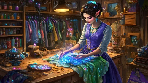 Magical Elf Fashion Designer