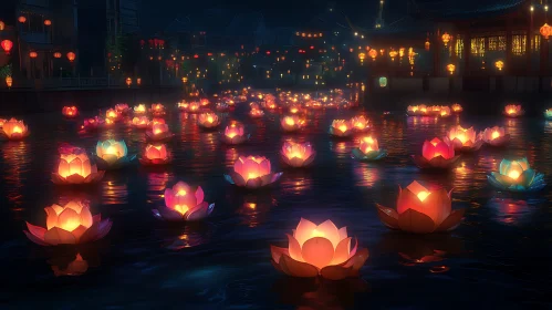 Night Water Lanterns