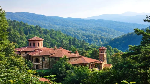 Mountains and Building