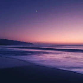 Serene Twilight Beachscape