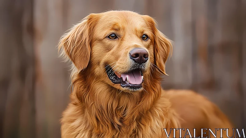 Majestic Golden Retriever AI Image