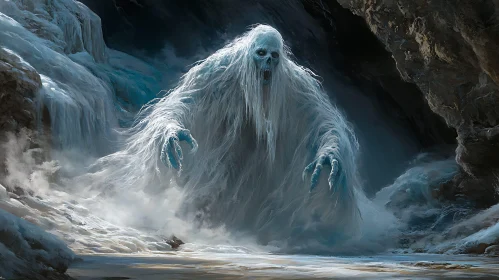 Chilling Yeti Creature from the Cold