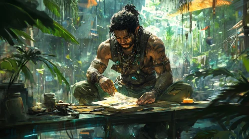 Jungle Artist at Work