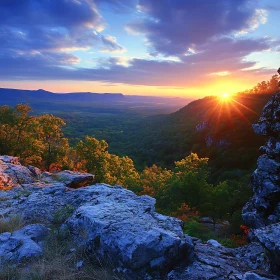 Scenic Mountain Sunset