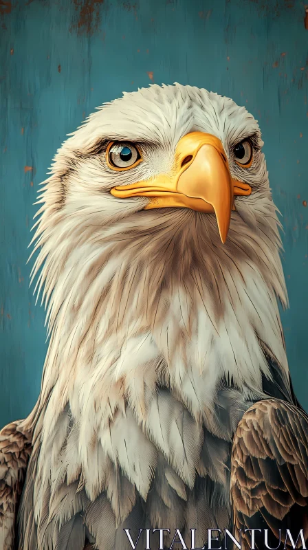 Artistic Bald Eagle Image AI Image