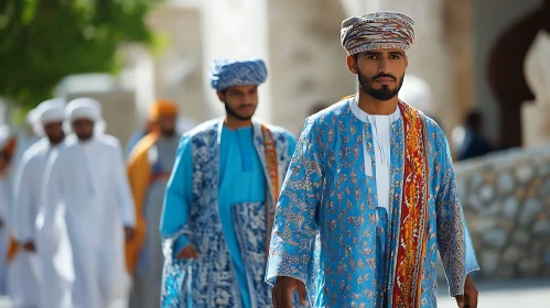 Omani Men's Cultural Fashion