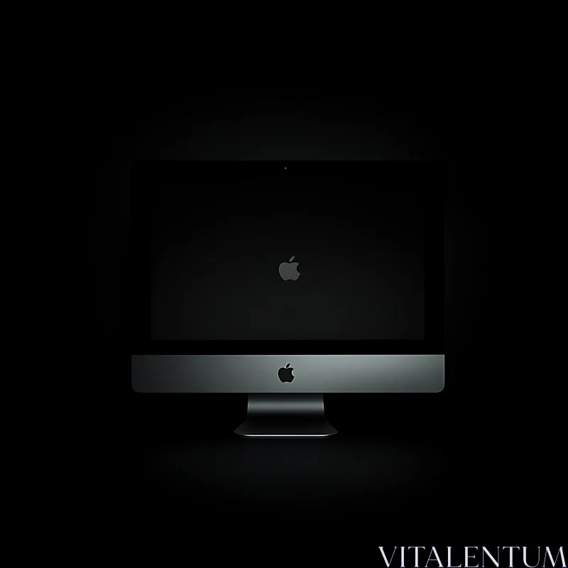 Chic and Minimalist Apple Desktop AI Image