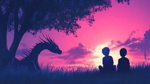 Dragon's Sunset Companionship