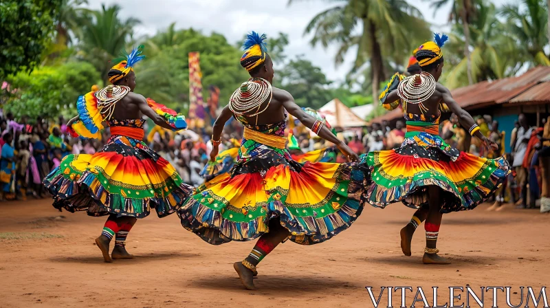 AI ART Colorful Traditional Dance