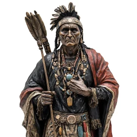 Stoic Native American Figure