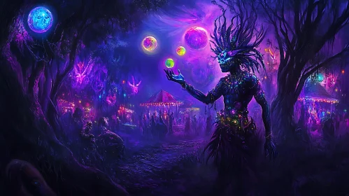 Luminous Orbs at the Fantasy Festival