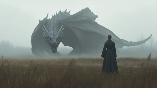 Dragon Encounter in the Mist