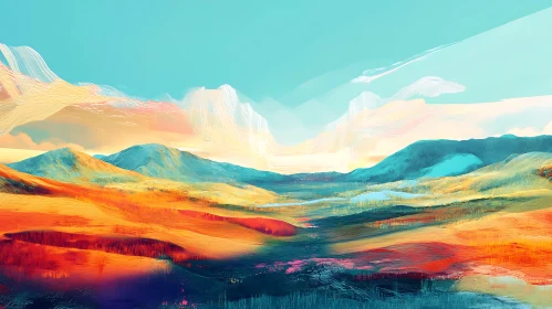 Abstract Mountain View