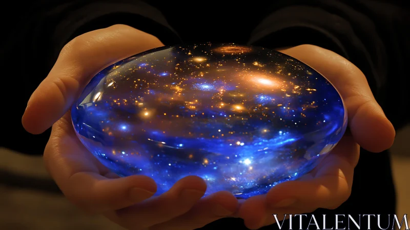 AI ART Orb of Stars: Universe in Miniature