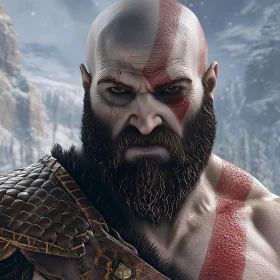 Grim Warrior Close-Up