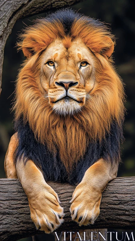 AI ART Portrait of a Lion