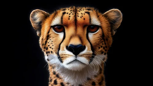 Elegant Cheetah Gaze
