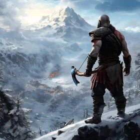 Mountain Warrior with Axe