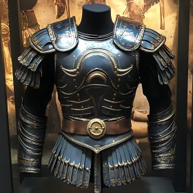 Antique Armor with Gold Detailing