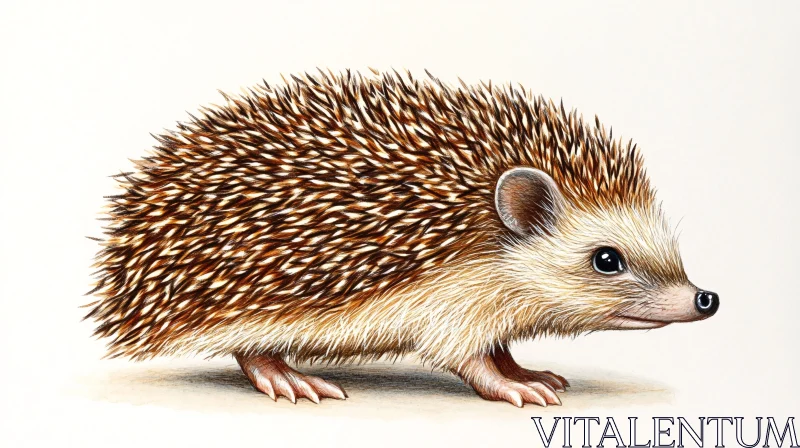 AI ART Nature's Hedgehog Art