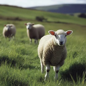Pastoral Sheep Scene