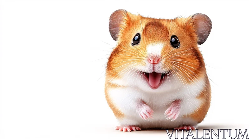 Charming Hamster Image AI Image