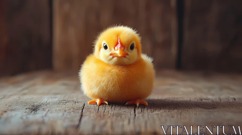 AI ART Cute Fluffy Baby Bird